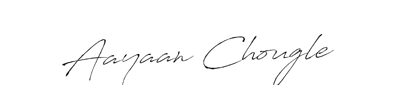 Design your own signature with our free online signature maker. With this signature software, you can create a handwritten (Antro_Vectra) signature for name Aayaan Chougle. Aayaan Chougle signature style 6 images and pictures png