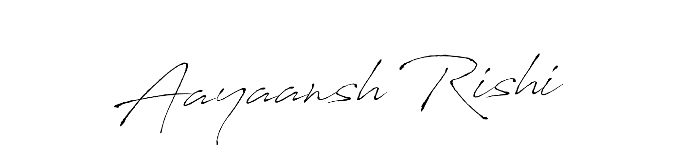 How to make Aayaansh Rishi signature? Antro_Vectra is a professional autograph style. Create handwritten signature for Aayaansh Rishi name. Aayaansh Rishi signature style 6 images and pictures png