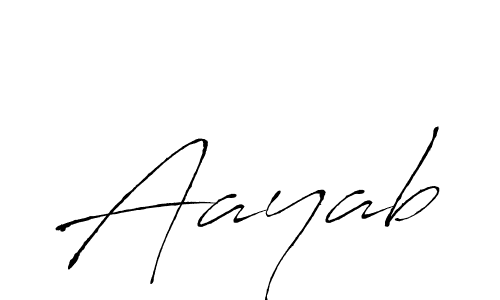 How to make Aayab name signature. Use Antro_Vectra style for creating short signs online. This is the latest handwritten sign. Aayab signature style 6 images and pictures png