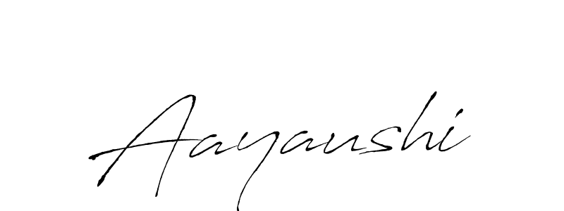 Create a beautiful signature design for name Aayaushi. With this signature (Antro_Vectra) fonts, you can make a handwritten signature for free. Aayaushi signature style 6 images and pictures png