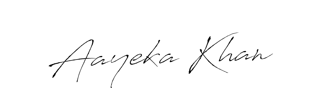 Aayeka Khan stylish signature style. Best Handwritten Sign (Antro_Vectra) for my name. Handwritten Signature Collection Ideas for my name Aayeka Khan. Aayeka Khan signature style 6 images and pictures png