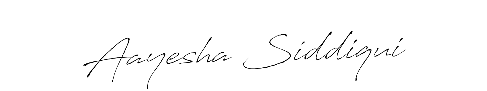 Design your own signature with our free online signature maker. With this signature software, you can create a handwritten (Antro_Vectra) signature for name Aayesha Siddiqui. Aayesha Siddiqui signature style 6 images and pictures png