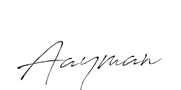 Make a beautiful signature design for name Aayman. With this signature (Antro_Vectra) style, you can create a handwritten signature for free. Aayman signature style 6 images and pictures png