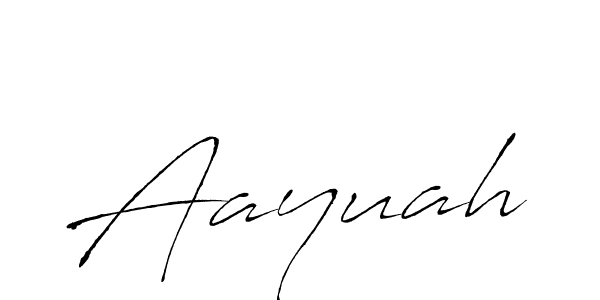 Also we have Aayuah name is the best signature style. Create professional handwritten signature collection using Antro_Vectra autograph style. Aayuah signature style 6 images and pictures png