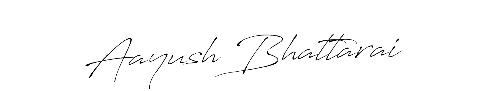Design your own signature with our free online signature maker. With this signature software, you can create a handwritten (Antro_Vectra) signature for name Aayush Bhattarai. Aayush Bhattarai signature style 6 images and pictures png