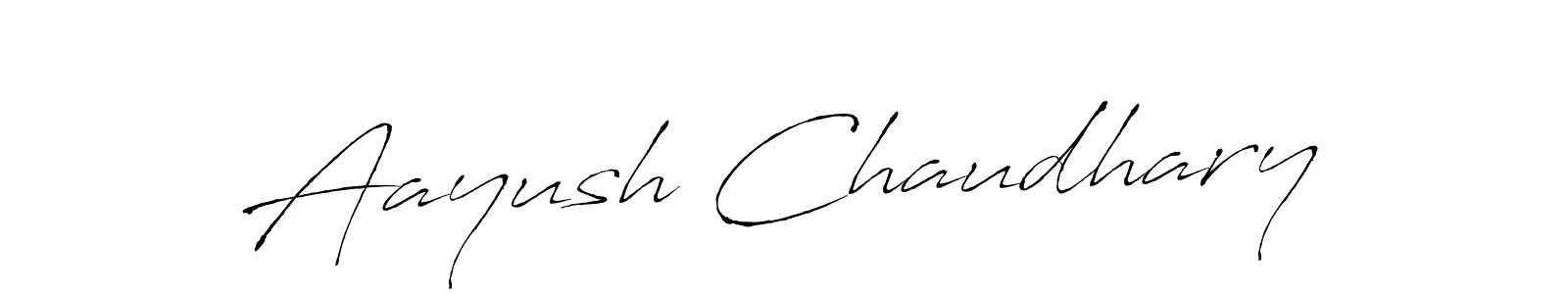 Create a beautiful signature design for name Aayush Chaudhary. With this signature (Antro_Vectra) fonts, you can make a handwritten signature for free. Aayush Chaudhary signature style 6 images and pictures png