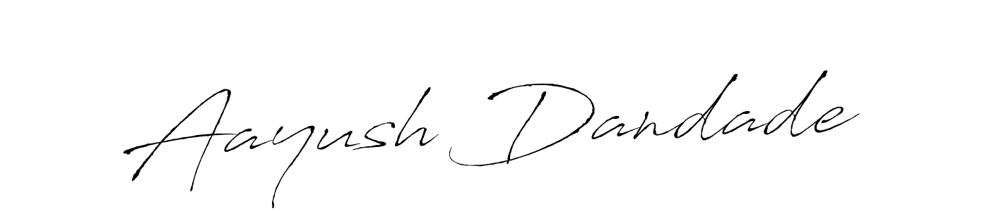 Design your own signature with our free online signature maker. With this signature software, you can create a handwritten (Antro_Vectra) signature for name Aayush Dandade. Aayush Dandade signature style 6 images and pictures png