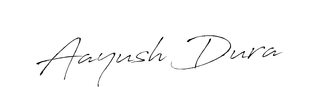 This is the best signature style for the Aayush Dura name. Also you like these signature font (Antro_Vectra). Mix name signature. Aayush Dura signature style 6 images and pictures png