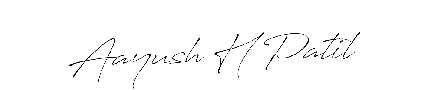 Similarly Antro_Vectra is the best handwritten signature design. Signature creator online .You can use it as an online autograph creator for name Aayush H Patil. Aayush H Patil signature style 6 images and pictures png
