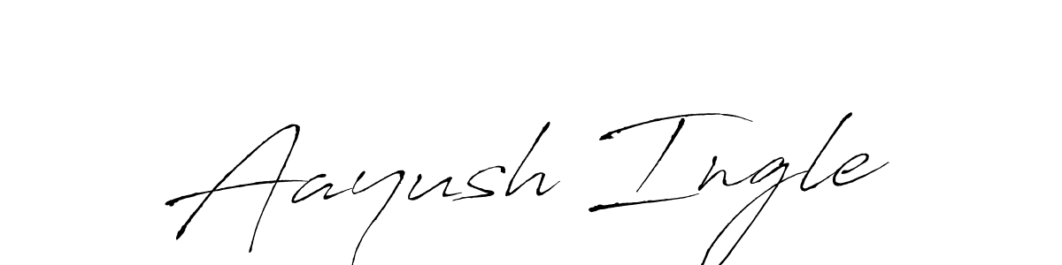 Create a beautiful signature design for name Aayush Ingle. With this signature (Antro_Vectra) fonts, you can make a handwritten signature for free. Aayush Ingle signature style 6 images and pictures png