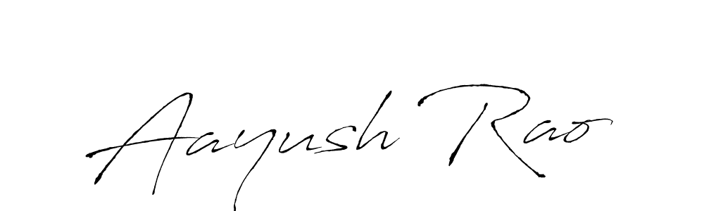 How to make Aayush Rao name signature. Use Antro_Vectra style for creating short signs online. This is the latest handwritten sign. Aayush Rao signature style 6 images and pictures png