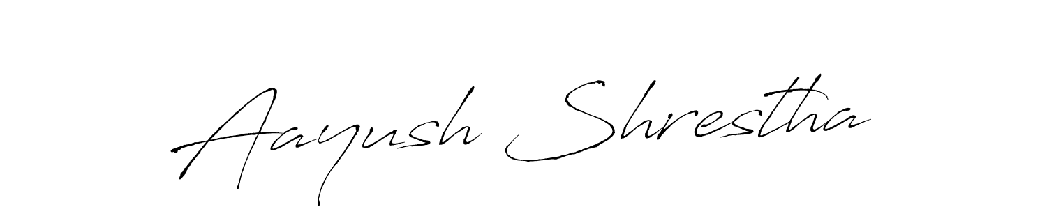 The best way (Antro_Vectra) to make a short signature is to pick only two or three words in your name. The name Aayush Shrestha include a total of six letters. For converting this name. Aayush Shrestha signature style 6 images and pictures png