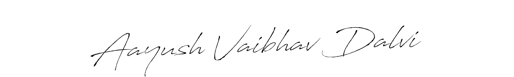 Also we have Aayush Vaibhav Dalvi name is the best signature style. Create professional handwritten signature collection using Antro_Vectra autograph style. Aayush Vaibhav Dalvi signature style 6 images and pictures png