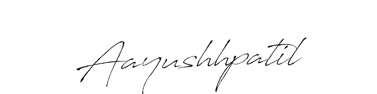 Use a signature maker to create a handwritten signature online. With this signature software, you can design (Antro_Vectra) your own signature for name Aayushhpatil. Aayushhpatil signature style 6 images and pictures png