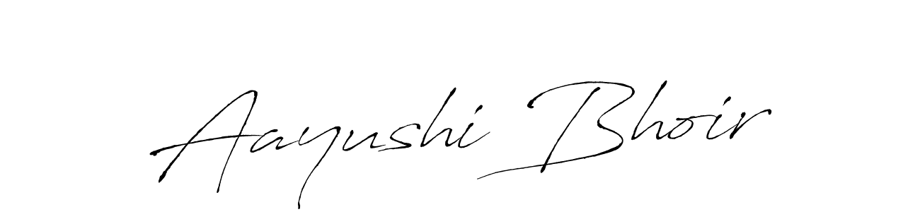 Use a signature maker to create a handwritten signature online. With this signature software, you can design (Antro_Vectra) your own signature for name Aayushi Bhoir. Aayushi Bhoir signature style 6 images and pictures png