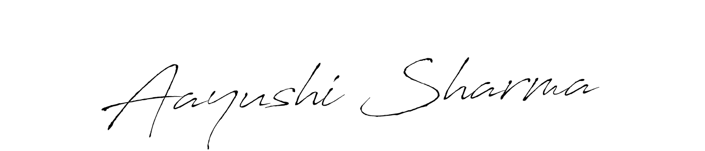 Also we have Aayushi Sharma name is the best signature style. Create professional handwritten signature collection using Antro_Vectra autograph style. Aayushi Sharma signature style 6 images and pictures png