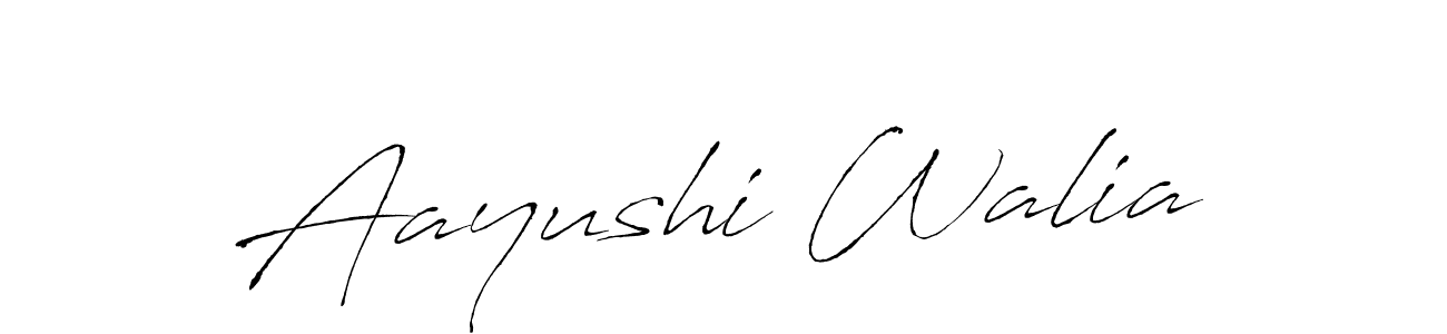 Use a signature maker to create a handwritten signature online. With this signature software, you can design (Antro_Vectra) your own signature for name Aayushi Walia. Aayushi Walia signature style 6 images and pictures png