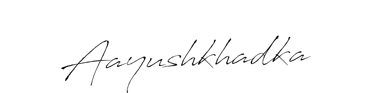 How to make Aayushkhadka name signature. Use Antro_Vectra style for creating short signs online. This is the latest handwritten sign. Aayushkhadka signature style 6 images and pictures png