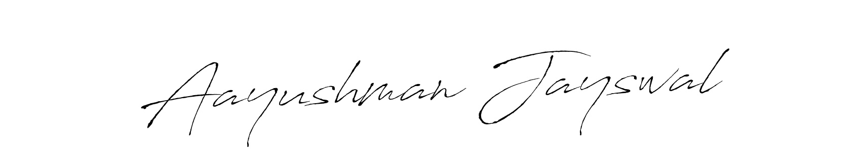 Also we have Aayushman Jayswal name is the best signature style. Create professional handwritten signature collection using Antro_Vectra autograph style. Aayushman Jayswal signature style 6 images and pictures png
