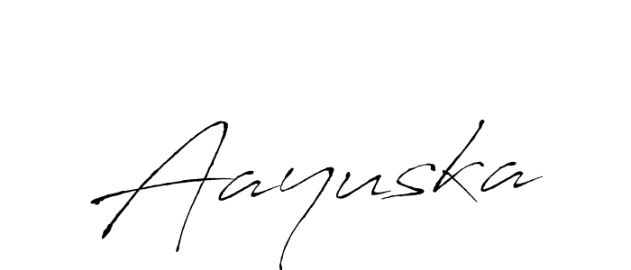 if you are searching for the best signature style for your name Aayuska. so please give up your signature search. here we have designed multiple signature styles  using Antro_Vectra. Aayuska signature style 6 images and pictures png