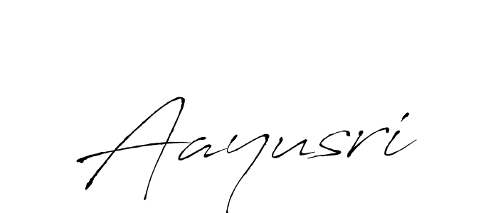 How to make Aayusri signature? Antro_Vectra is a professional autograph style. Create handwritten signature for Aayusri name. Aayusri signature style 6 images and pictures png