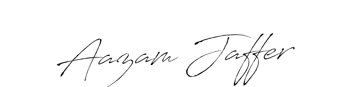 Design your own signature with our free online signature maker. With this signature software, you can create a handwritten (Antro_Vectra) signature for name Aazam Jaffer. Aazam Jaffer signature style 6 images and pictures png