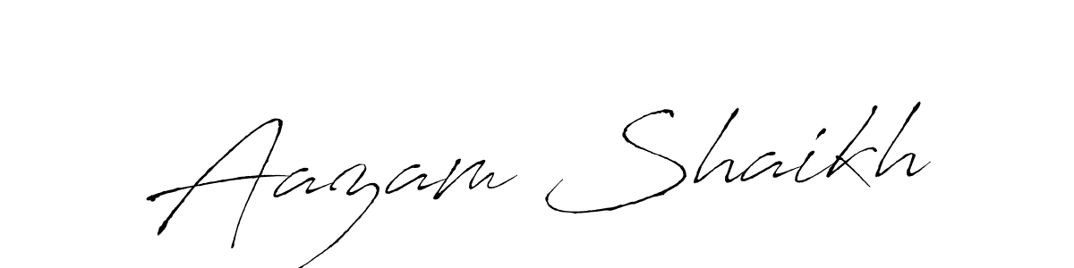 You can use this online signature creator to create a handwritten signature for the name Aazam Shaikh. This is the best online autograph maker. Aazam Shaikh signature style 6 images and pictures png