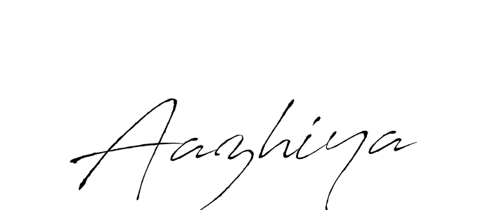 How to make Aazhiya name signature. Use Antro_Vectra style for creating short signs online. This is the latest handwritten sign. Aazhiya signature style 6 images and pictures png