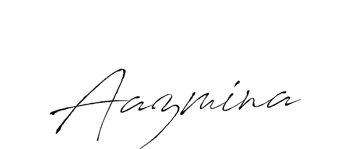 Use a signature maker to create a handwritten signature online. With this signature software, you can design (Antro_Vectra) your own signature for name Aazmina. Aazmina signature style 6 images and pictures png