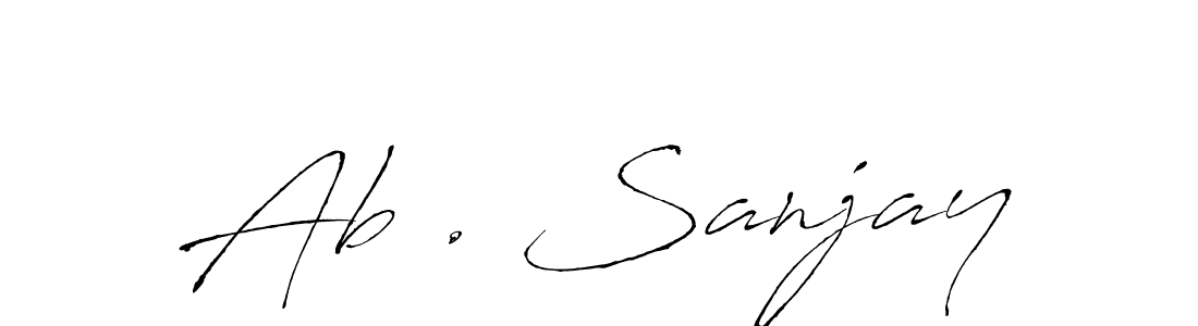 Similarly Antro_Vectra is the best handwritten signature design. Signature creator online .You can use it as an online autograph creator for name Ab . Sanjay. Ab . Sanjay signature style 6 images and pictures png