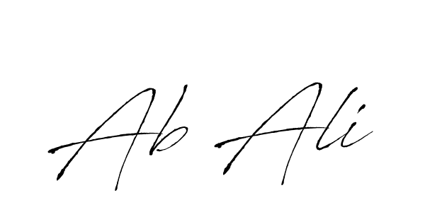 Create a beautiful signature design for name Ab Ali. With this signature (Antro_Vectra) fonts, you can make a handwritten signature for free. Ab Ali signature style 6 images and pictures png