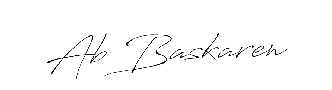 Once you've used our free online signature maker to create your best signature Antro_Vectra style, it's time to enjoy all of the benefits that Ab Baskaren name signing documents. Ab Baskaren signature style 6 images and pictures png