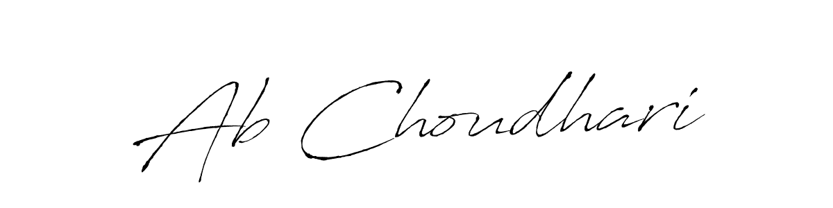 The best way (Antro_Vectra) to make a short signature is to pick only two or three words in your name. The name Ab Choudhari include a total of six letters. For converting this name. Ab Choudhari signature style 6 images and pictures png