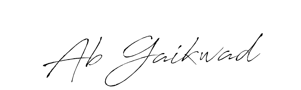 This is the best signature style for the Ab Gaikwad name. Also you like these signature font (Antro_Vectra). Mix name signature. Ab Gaikwad signature style 6 images and pictures png