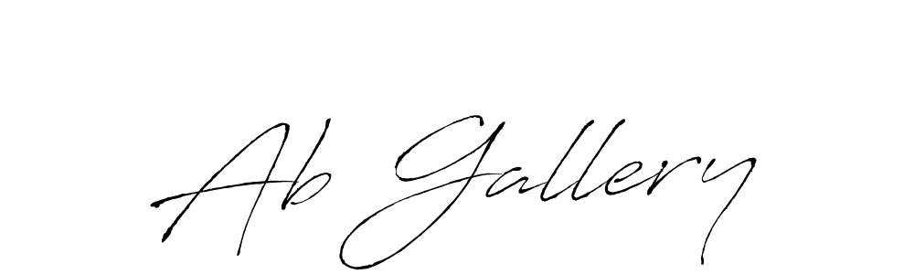 Ab Gallery stylish signature style. Best Handwritten Sign (Antro_Vectra) for my name. Handwritten Signature Collection Ideas for my name Ab Gallery. Ab Gallery signature style 6 images and pictures png