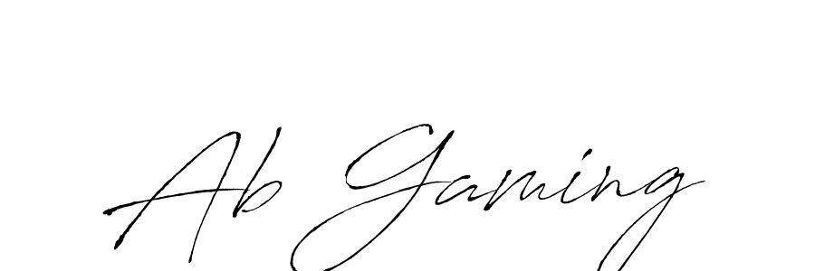 How to make Ab Gaming name signature. Use Antro_Vectra style for creating short signs online. This is the latest handwritten sign. Ab Gaming signature style 6 images and pictures png