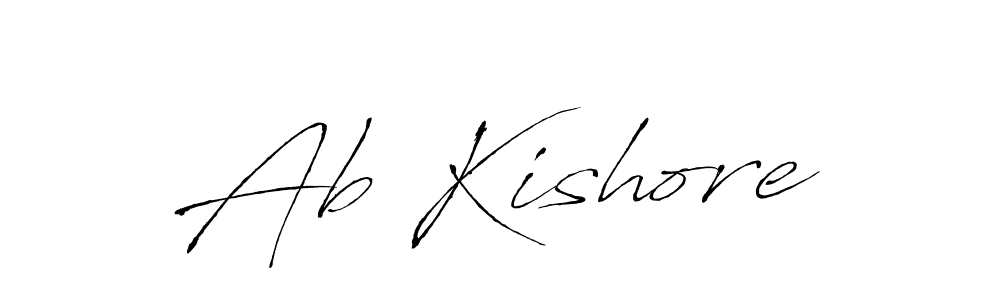 The best way (Antro_Vectra) to make a short signature is to pick only two or three words in your name. The name Ab Kishore include a total of six letters. For converting this name. Ab Kishore signature style 6 images and pictures png