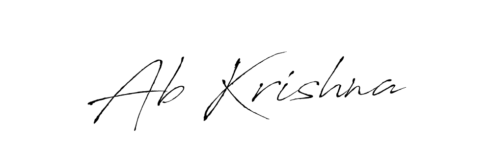 Antro_Vectra is a professional signature style that is perfect for those who want to add a touch of class to their signature. It is also a great choice for those who want to make their signature more unique. Get Ab Krishna name to fancy signature for free. Ab Krishna signature style 6 images and pictures png