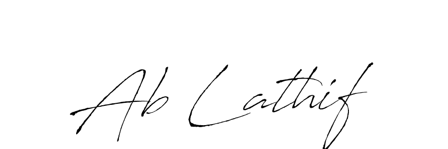 How to make Ab Lathif signature? Antro_Vectra is a professional autograph style. Create handwritten signature for Ab Lathif name. Ab Lathif signature style 6 images and pictures png