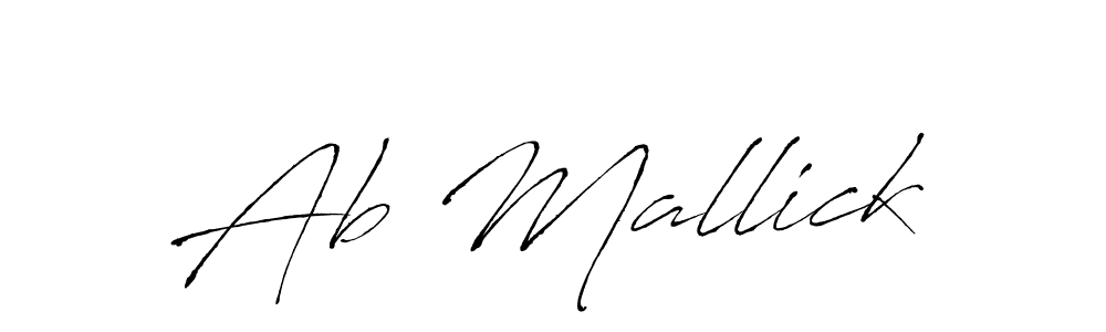 Also You can easily find your signature by using the search form. We will create Ab Mallick name handwritten signature images for you free of cost using Antro_Vectra sign style. Ab Mallick signature style 6 images and pictures png