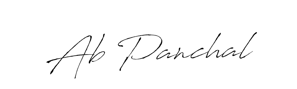 It looks lik you need a new signature style for name Ab Panchal. Design unique handwritten (Antro_Vectra) signature with our free signature maker in just a few clicks. Ab Panchal signature style 6 images and pictures png