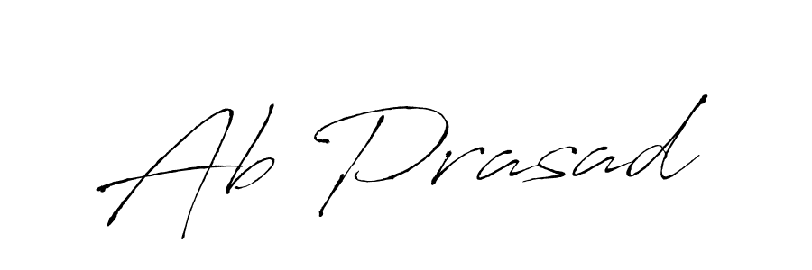 Create a beautiful signature design for name Ab Prasad. With this signature (Antro_Vectra) fonts, you can make a handwritten signature for free. Ab Prasad signature style 6 images and pictures png