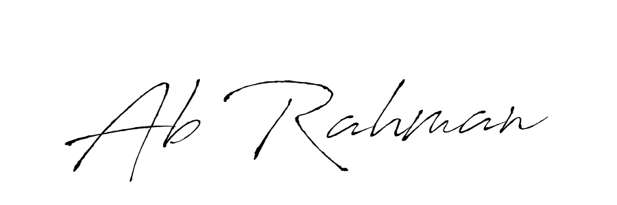 The best way (Antro_Vectra) to make a short signature is to pick only two or three words in your name. The name Ab Rahman include a total of six letters. For converting this name. Ab Rahman signature style 6 images and pictures png