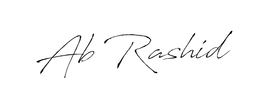 Also You can easily find your signature by using the search form. We will create Ab Rashid name handwritten signature images for you free of cost using Antro_Vectra sign style. Ab Rashid signature style 6 images and pictures png