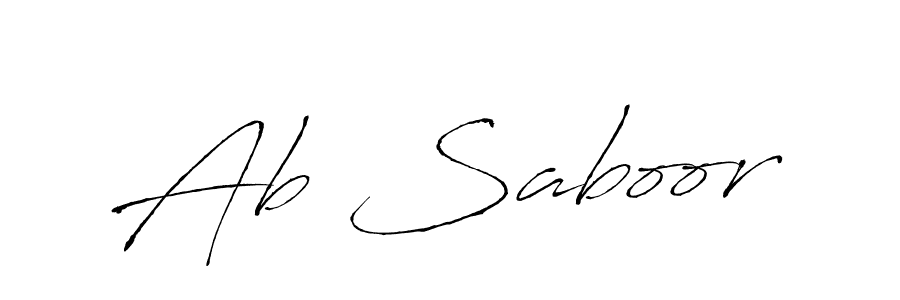 The best way (Antro_Vectra) to make a short signature is to pick only two or three words in your name. The name Ab Saboor include a total of six letters. For converting this name. Ab Saboor signature style 6 images and pictures png