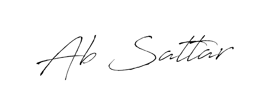 Similarly Antro_Vectra is the best handwritten signature design. Signature creator online .You can use it as an online autograph creator for name Ab Sattar. Ab Sattar signature style 6 images and pictures png