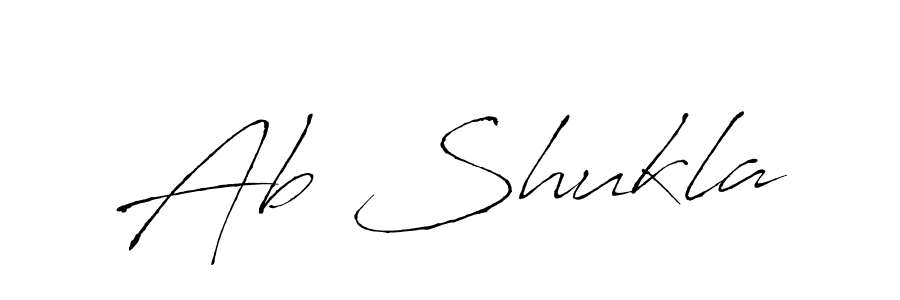 How to make Ab Shukla signature? Antro_Vectra is a professional autograph style. Create handwritten signature for Ab Shukla name. Ab Shukla signature style 6 images and pictures png