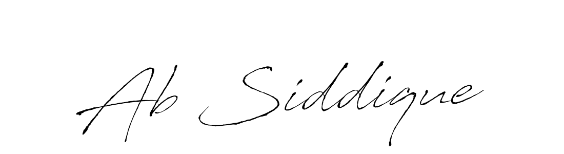 How to make Ab Siddique signature? Antro_Vectra is a professional autograph style. Create handwritten signature for Ab Siddique name. Ab Siddique signature style 6 images and pictures png