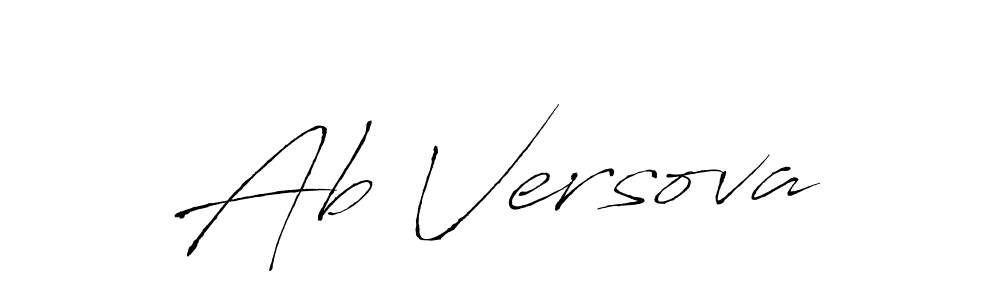 Similarly Antro_Vectra is the best handwritten signature design. Signature creator online .You can use it as an online autograph creator for name Ab Versova. Ab Versova signature style 6 images and pictures png