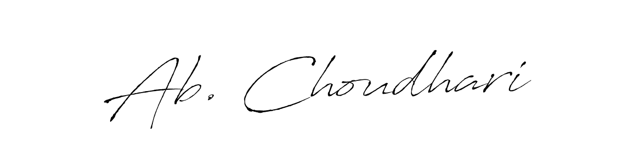 It looks lik you need a new signature style for name Ab. Choudhari. Design unique handwritten (Antro_Vectra) signature with our free signature maker in just a few clicks. Ab. Choudhari signature style 6 images and pictures png